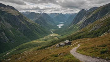 Et fredelig og majestetisk norsk fjellandskap.