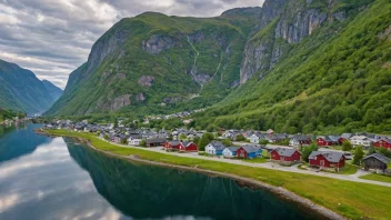 Røldals bygd i Odda kommune, Vestland fylke.