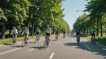 En gruppe syklister som nyter kvalitetstid sammen under sykkelsesongen.