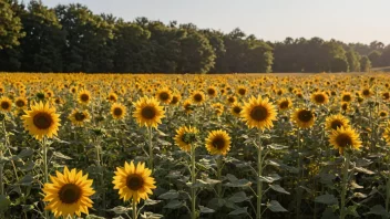 Et fargerikt felt med sene sommerblomster, med høye stengler og fargerike blomster, som svaier lett i brisen.