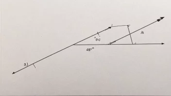 Et bilde av en 90-graders vinkel med en gradskive som måler vinkelen.