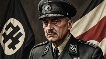 Et bilde av en gestaposjef i uniform, som symboliserer det brutale regimet i Nazi-Tyskland.