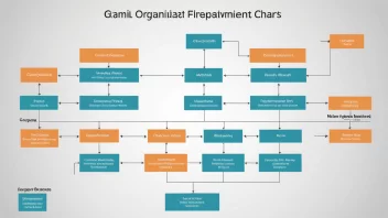 Et organisasjonskart er en visuell fremstilling av en organisasjons struktur og hierarki.