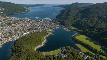 Loddefjord, en naturskjønn bydel i Bergen.