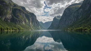 Austafjords, et naturskjønt fjord i Norge