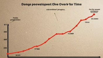 Et bilde som viser konseptet skadeutvikling over tid.