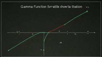 En graf av gammafunksjonen, som generaliserer faktorialfunksjonen til ikke-heltallige verdier.