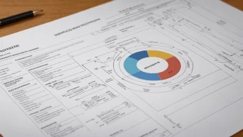 En teknisk spesifikasjonsdokument med diagrammer og kart.