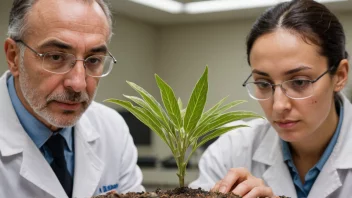 En plante med blandete egenskaper, som resultat av bastardisering.