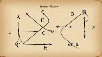 Et matematisk diagram som illustrerer den transitive egenskapen.