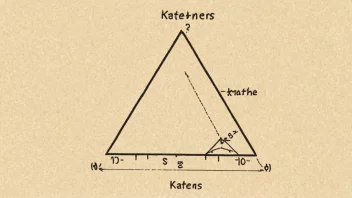 Et bilde som illustrerer begrepet katetens i matematikk.