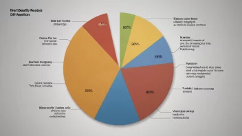 En kakediagram delt inn i seksjoner, som illustrerer begrepet 'seksjoners'.