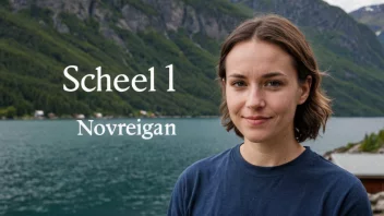 Et bilde av en person med etternavnet Scheel, med en norsk bakgrunn eller setting.