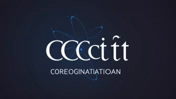 CCITT-logoen, som representerer organisasjonens rolle i å utvikle standarder for telekommunikasjon og datakommunikasjon.