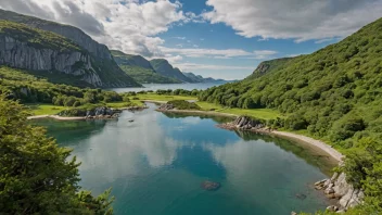 Et malerisk bilde av Tansøy øy