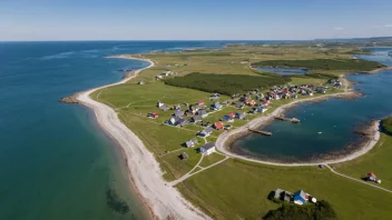 En pittoresk kystbygd i Norge med sterk fokus på fiske og naturskjønnhet