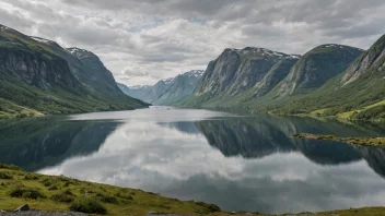 Et naturskjønt bilde av Veitastronds, som viser områdets naturlige skjønnhet og kulturelle betydning.