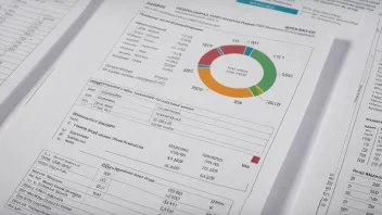 En finansiell rapport med flere seksjoner og tabeller, som illustrerer konseptet særregnskaper.