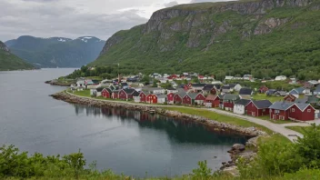 Et malerisk landskap av Trondenes, som viser områdets historiske betydning og naturskjønnhet