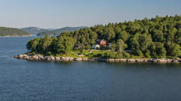 En malerisk øy i Oslofjorden