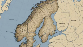 Et kart over Norge med de 11 fylkene markert