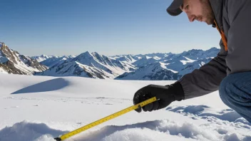 Et snømåkeverktøy, også kjent som en snømåking, er et apparat som brukes til å måle snødybden.