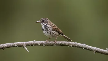 En liten fugl med en karakteristisk nebb og fjær.