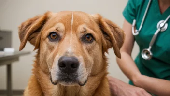 En munnkurv på en hund, brukt til å hindre biting eller åpning av munnen.