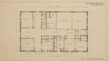 En plantegning er en detaljert tegning av en bygnings layout, som viser forholdet mellom rom, korridorer og andre funksjoner.