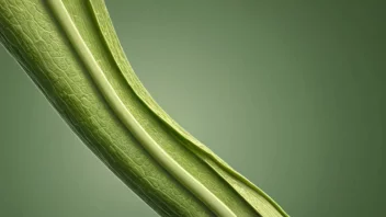 En plante med stammen, blader og røtter, som viser dens funksjon i å støtte plantens vekst.