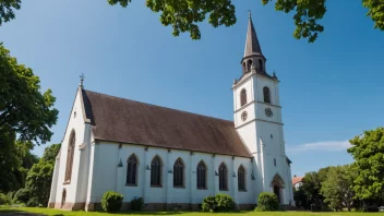 En vakker og historisk protestantisk kirke.