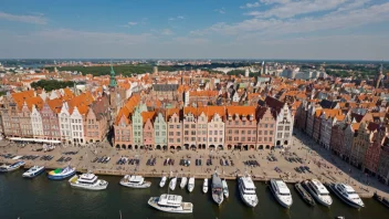 Byen Gdansk i Polen, med sin rike historie og imponerende arkitektur.