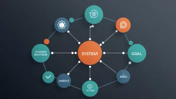 En illustrasjon av et system som kombinerer ulike elementer for å oppnå et spesifikt formål.