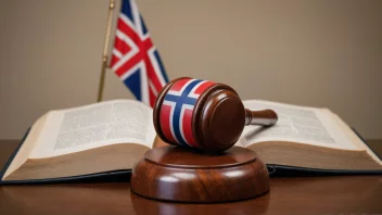 Et bilde som representerer begrepet legalitet i Norge