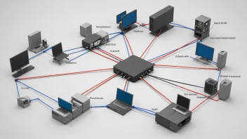 Et bilde av et fleksibelt system med flere komponenter og koblinger.