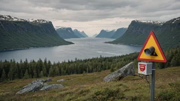 Et bilde av et varslingsanlegg eller en varslingseinrichting.