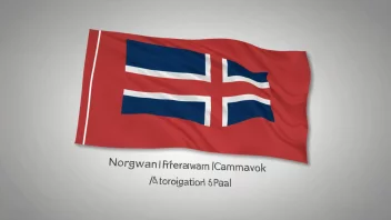 En garantiramme med et norsk flagg i bakgrunnen, som representerer konseptet garantiramme i Norge