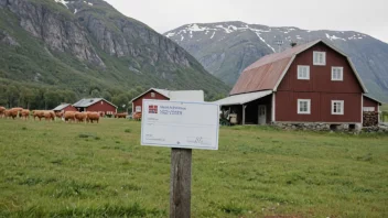 En norsk gård med et unikt identifikasjonsnummer.