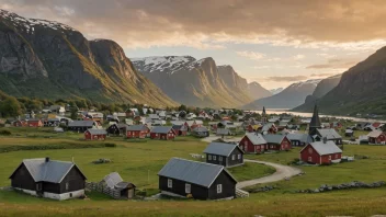 En malerisk bygd i Norge med en rik historie og kultur.