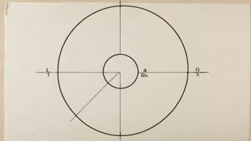 Et diagram som viser en sirkel delt i fire like deler, med en del skygget.