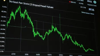 En graf som viser en betydelig økning i aksjemarkedets verdier.