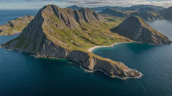 Magerøya øy i Norge, kjent for sin naturskjønnhet og mangfoldige dyreliv