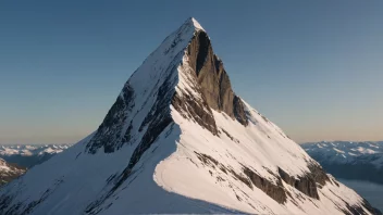 Et majestetisk fjell i Norge med en høyde på 1 245 meter over havet.