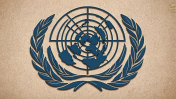 De forente nasjoners økonomiske og sosiale råd (ECOSOC) logo, som representerer internasjonalt samarbeid på økonomiske, sosiale og miljømessige spørsmål.