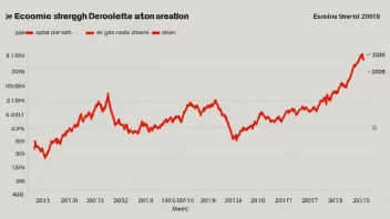 En graf som viser en nedgang i økonomisk styrke