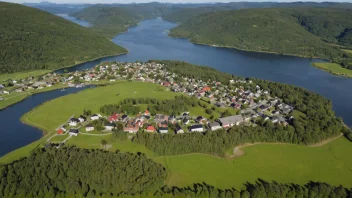 Skedsmokorset, en liten by i Norge