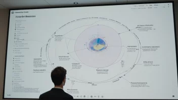 Et bilde som representerer konseptet hovedinformasjon, med en person som analyserer data på en skjerm.