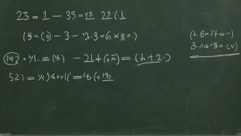 En matematisk formel eller ligning på en tavle eller whiteboard, som representerer begrepet kalkulus.