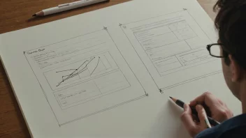 En person som sitter ved et skrivebord, omgitt av papirer og diagrammer, ser ettertenksom ut og trekker en konklusjon.