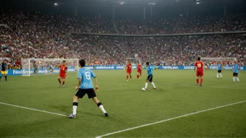 En fotballkamp i en lavere divisjon.